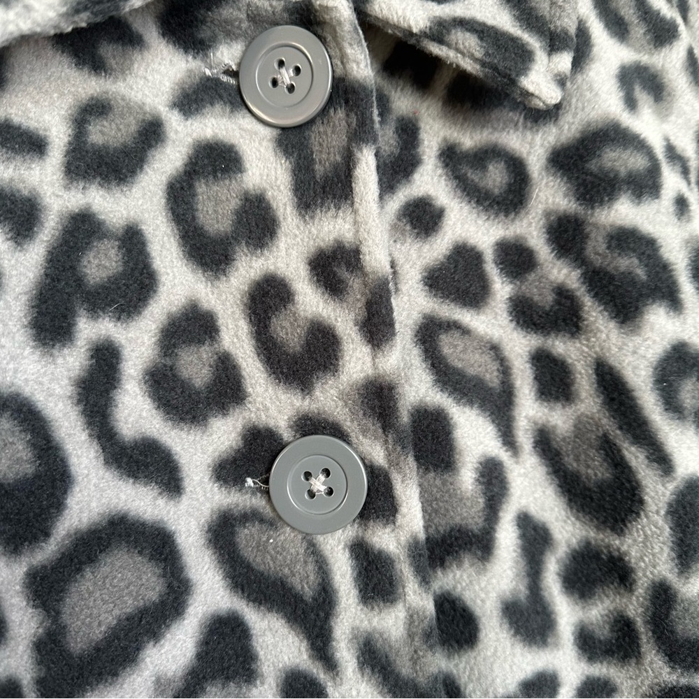 Roaman’s Animal Print Fleece Jacket - Picture 4 of 7
